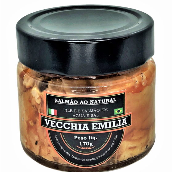 Salmao ao natural 170g Vecchia Emilia